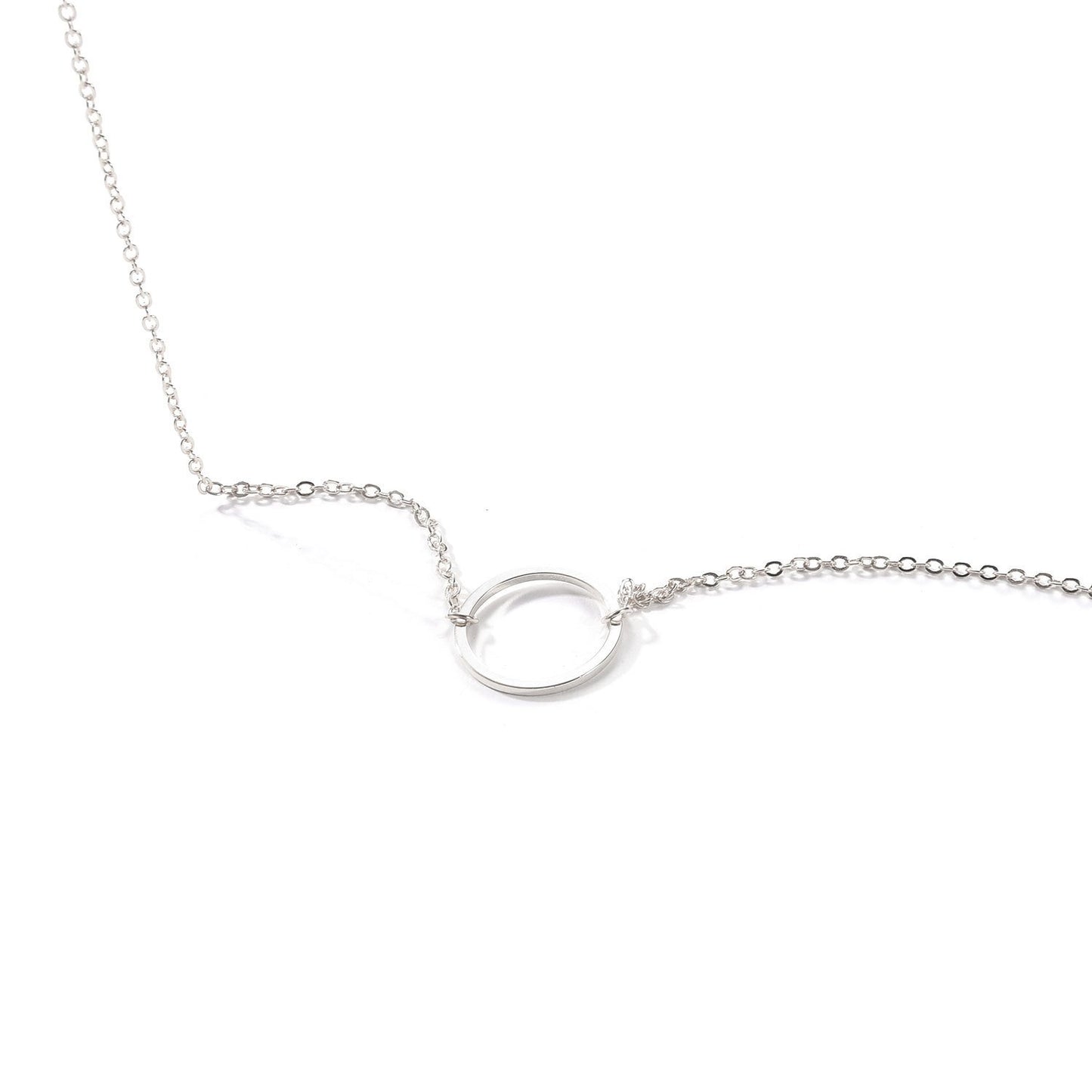 Simple temperament temperament circle collarbone necklace female short necklace necklace