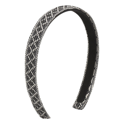 F5297 Retro Xiaoxiang color contrast temperament headband creative simple fashion fabric embroidery floral headband