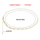 Jewelry punk splicing heart 8 character waist chain female fashion body chain accessories waistchain