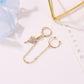 EarringsFashion Tassel Star EarringsLong EarringsWomen's street photography trendy people diamond-encrusted personalized ear bone clip