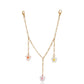 Jewelry ins transparent flower pendant pants bag chain tassel accessories female metal pants bag hip-hop chain