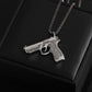 Fashion pistol necklace creative hip-hop HIPHOP trendy brand pendant jewelry