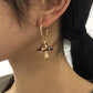 E8411 Creative, dreamy, cute, forest-style small mushroom dripping oil earrings colorful oil dripping mushroom earrings