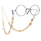 Glasses accessories gold shell glasses chain non-slip glasses lanyard dual-purpose mask chain hanging neck necklace