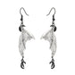 Halloween Earrings Female Retro Gothic Bat Wings Earrings Simple Paper Clip Mushroom Earrings Ornaments