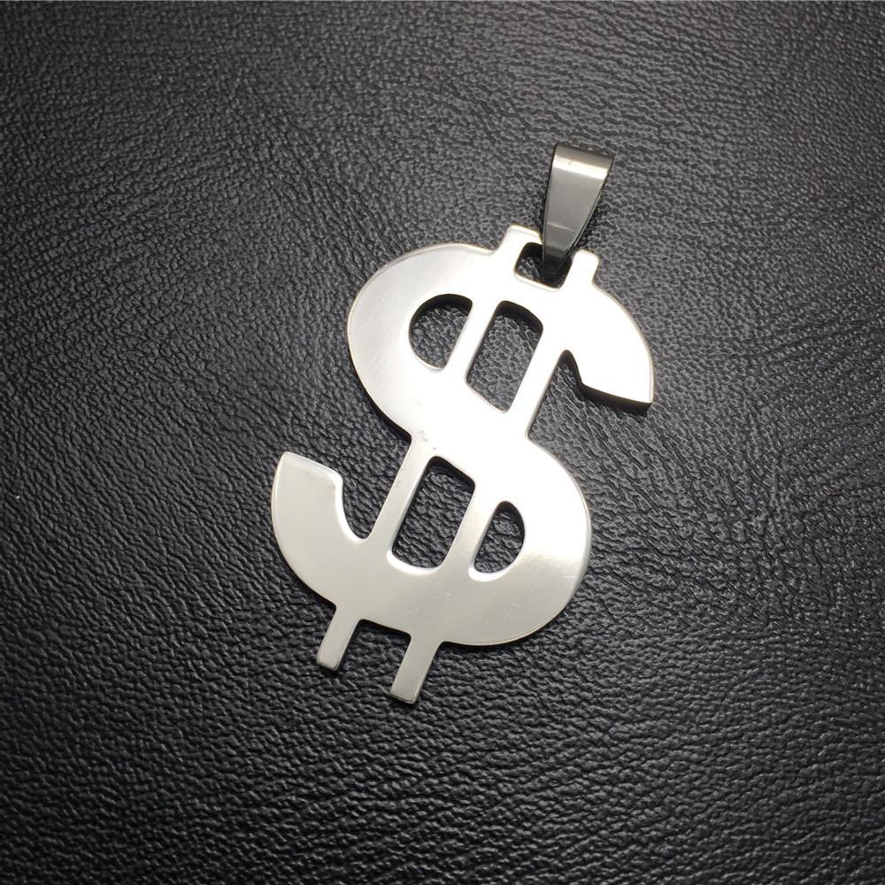 Skull Feather Leaves Dollar Gold Butterfly Music Note Rudder Titanium Steel Pendant Jewelry Stainless Steel Metal Accessories Collection