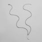 Niche design high-end men's simple personality stainless steel feather necklace versatile fashion titanium steel pendant