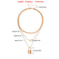 Jewelry Punk Multilayer Flat Snake Chain Padlock Love Pendant Necklace Women's Sweater Chain Advanced Sense Necklace