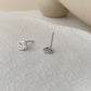 Hollow flower earrings women indifferent niche design metal flower earrings fashion earrings