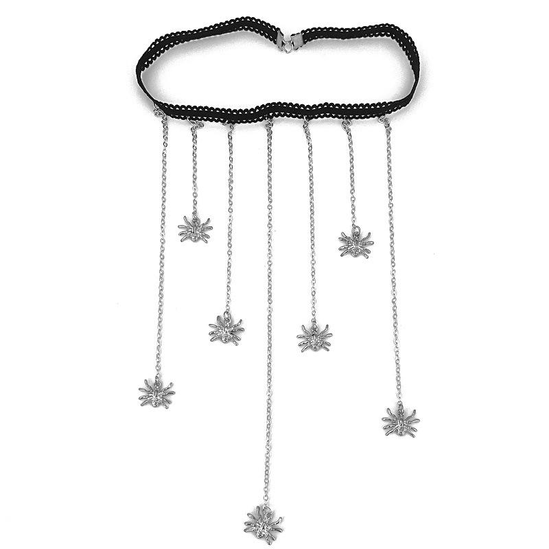 Jewelry long tassel spider chain leg chain female exaggerated metal insect spider thigh chain