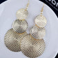 Earrings Exaggerated Atmospheric Disc Multi-level Ladies Earrings Indian Retro Earrings