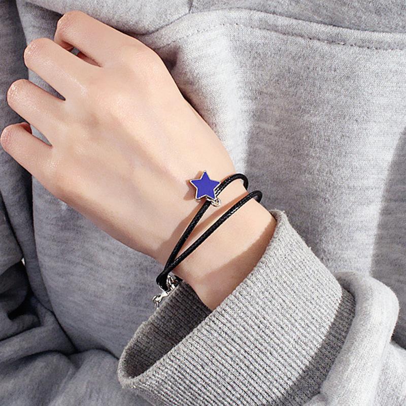 Fashionable jewelry, all-match star girlfriends bracelet, adjustable personality, male and female couple bracelet