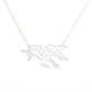 Jewelry, Fashion Pegasus Pendant Necklace Simple Hollow Horse Clavicle Chain, Explosive Style