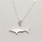 Trend Jewelry Shark Necklace Gold Silver Jaws Pendant Necklace Sea Animal Necklace