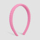 F3863 Xiaohongshu fashion net red hair card spring and summer candy color girl hair accessories solid color fabric headband