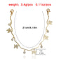 Jewelry Exquisite Hollow Butterfly Zircon Diamond Pendant Pants Bag Chain Female Ins Splicing Metal Chain Clothing