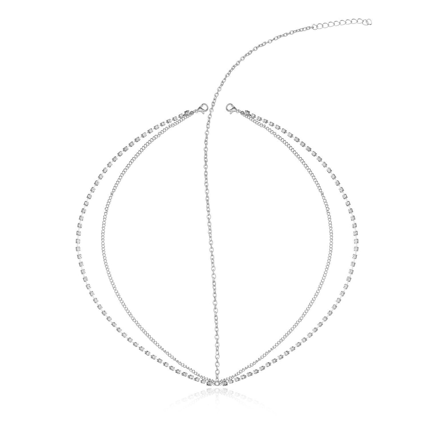 Bohemian Fan Metal Tassel Chain Rhinestone Headband Headdress Hair Band Head Chain