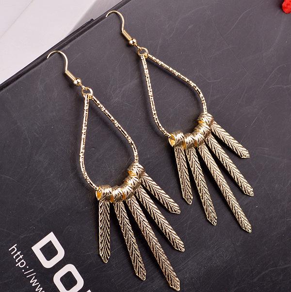 Exaggerated Women's Earrings Indian Mace Earrings Night Party Earrings Accessories