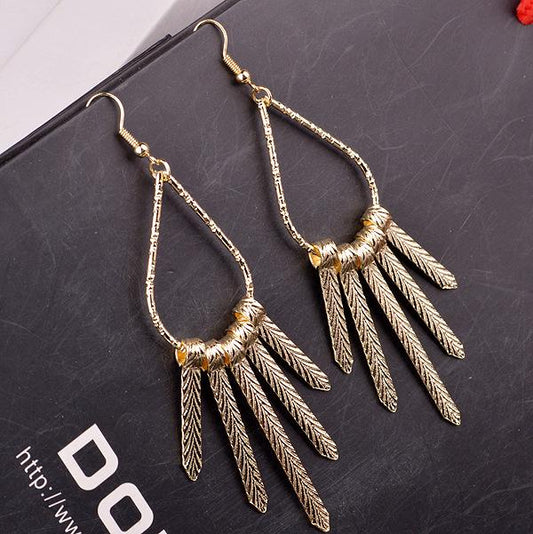 Exaggerated Women's Earrings Indian Mace Earrings Night Party Earrings Accessories