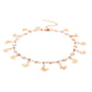 Jewelry Temperament Short Stitching Heart-shaped Necklace Women's Simple Tassel Butterfly Diamond Mixed Necklace