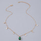 N9814 Exquisite Temperament Necklace Literary Simple Retro Necklace Ladies Elegant Diamond Necklace Female