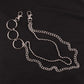 Ins punk retro double-layer metal trouser chain men and women with the same style trend hip-hop ring decoration all-match accessories chain
