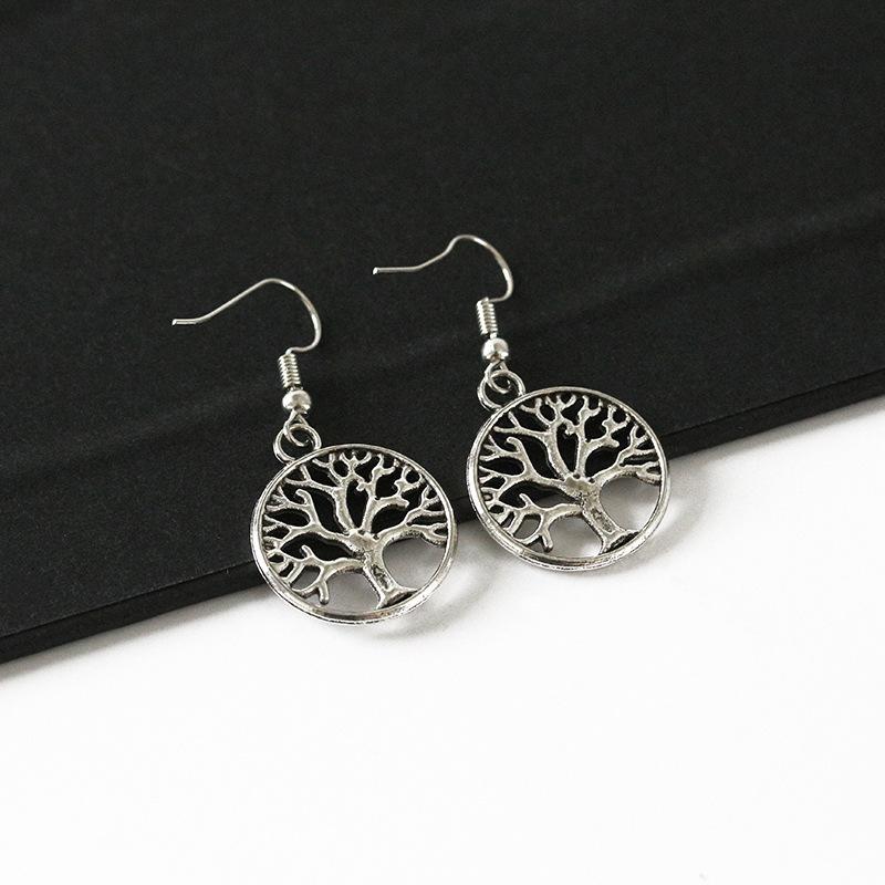 Fashion Creative Tree of Life Earrings Retro Earrings Popular Accessories