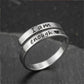 vintage open stainless steel ring jewelry iamenough ring