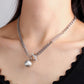 Ins cold ball IMISSYOU titanium steel pendant stainless steel necklace clavicle chain necklace