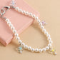 Jewelry ins imitation pearl shoe chain accessories female fashion flower pendant shoe decoration