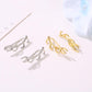 Earrings Creative Fashion Branch Earrings Creative Irregular Ear Studs Men and Women Ear Hanging Ear Hooks