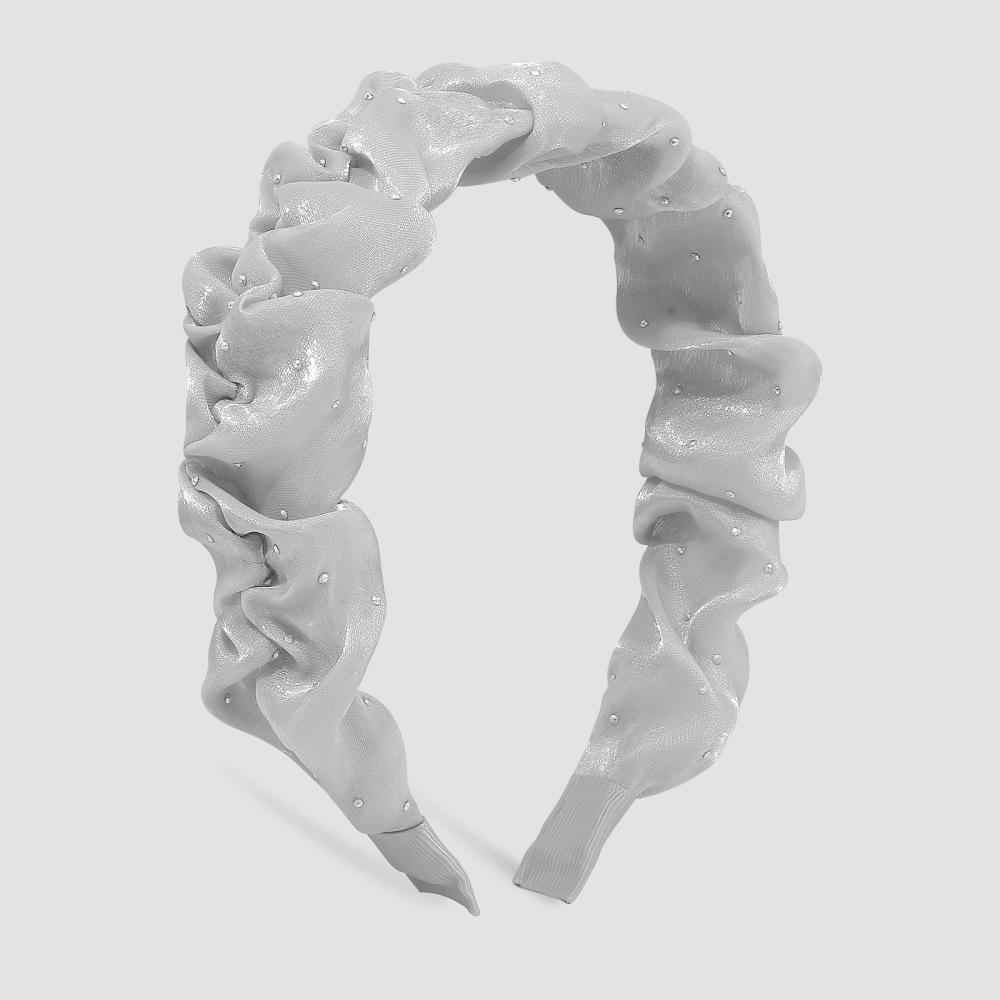 F3798 trendy temperament pleated headband elegant age-reducing fabric hair accessories hair accessories retro pressure hair headband female