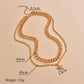 Jewelry Simple Exaggerated Punk Retro Trendy Fashion Butterfly Clavicle Necklace Fashion Double Layer