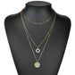 Accessories Fashion Pearl Pendant Necklace Vintage Multilayer Chain Necklace Women Jewelry
