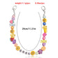 ins ethnic shoe chain accessories diy jewelry handmade beaded letter chain shoe buckle decoration