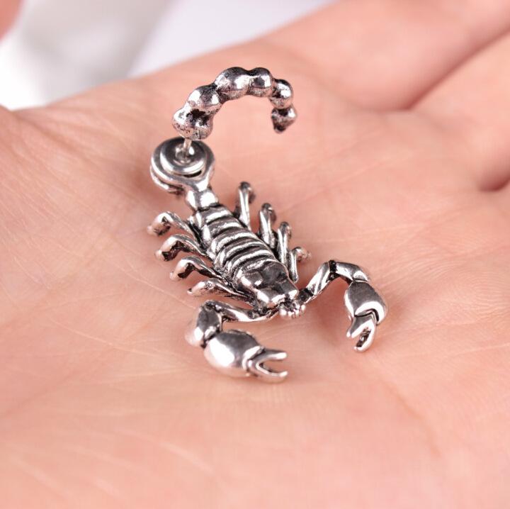 Fashion earrings punk exaggerated personality scorpion male and female earrings animal ear jewelry