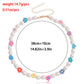 Jewelry acrylic pearl creative simple ladies necklace ins soft pottery flower pendant