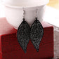 Gold Leaf Women's Earrings Hollow Double Layer Creative Earrings Alloy Ear Jewelry Trendy Night