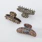 F4298 Acrylic Resin Exaggerated Fashion Shark Clip Spot Texture Retro Personality Hair Clamp Female