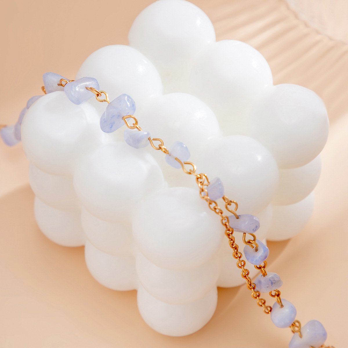 Jewelry Bohemian Ethnic Metal Chain Headdress Simple Irregular Turquoise Tassel Hair Accessories