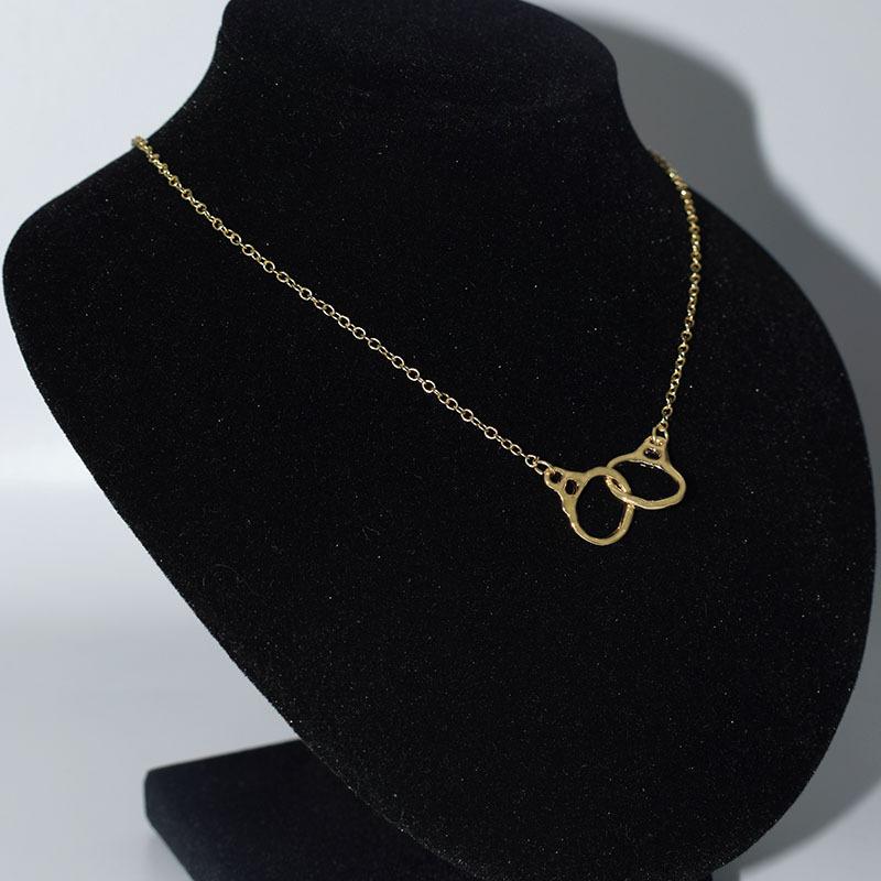 Necklace Handcuff Necklace Neck Jewelry Gold Silver