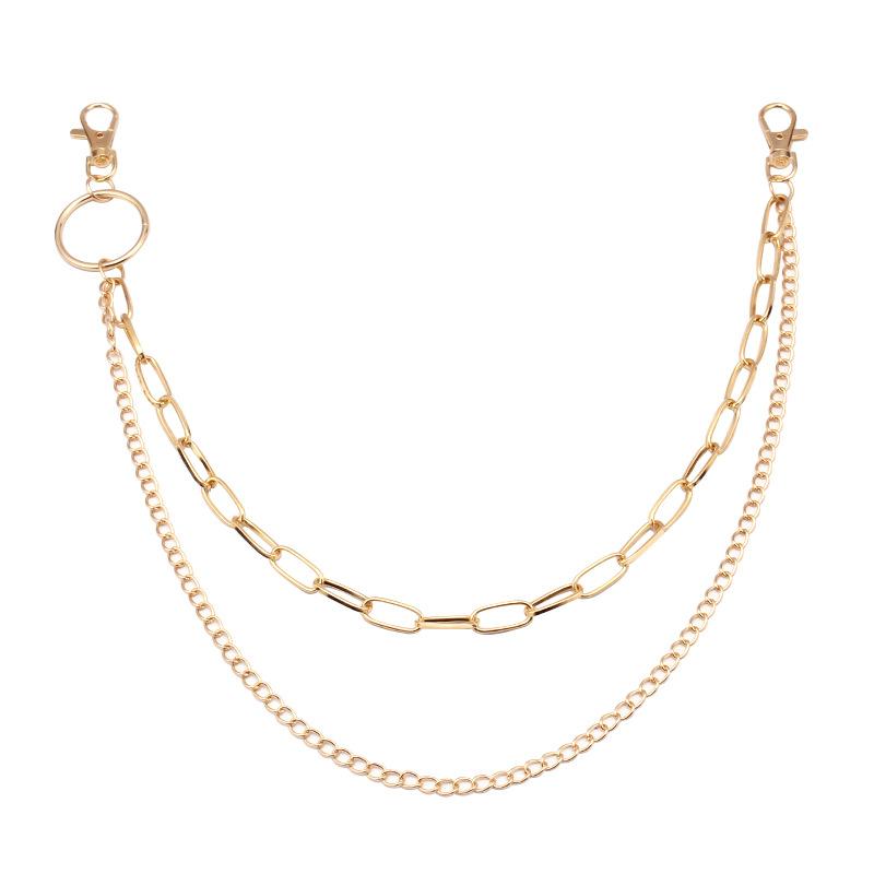 Creative Jewelry Santa Claus Fawn Pendant Waist Chain Trend Versatile Body Chain Pants Chain