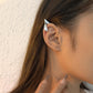 E1159 Temperament geometric earrings simple design sense creative ear hanging cold ear bone clip female