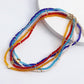 Jewelry ins color crystal love necklace necklace simple women's hip-hop heart-shaped necklace hot girl