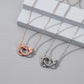 Creative Fashion Stainless Steel Handcuffs Pendant Simple Personality Necklace Jewelry