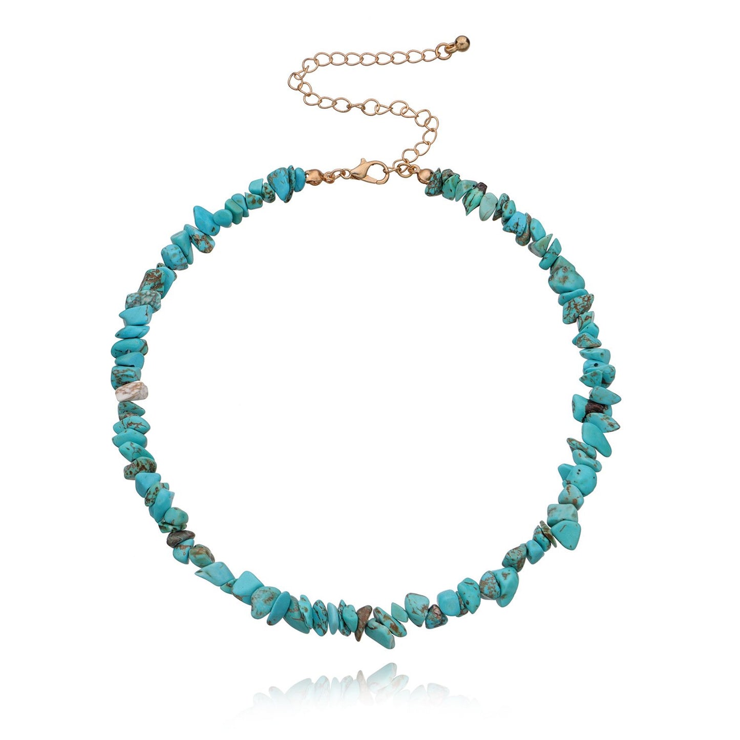 Jewelry Irregular Turquoise Necklace Necklace Women's Popular Handmade Personality Necklace