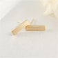 Overseas Simple Geometric Shape Cuboid Earrings Classic Versatile Women's Earrings Jewelry