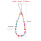 Jewelry niche design handmade colorful flowers mobile phone chain female fairy autumn and winter mobile phone ornaments