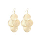 Fashion Simple Alloy Flat Round Women's Earrings Earrings Jewelry