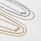N1292 jewelry stacked multi-layer micro-inlaid pin fashion necklace personalized retro exaggerated necklace